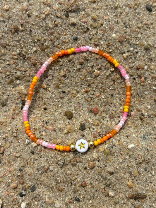 Sun Ray x Bus Beads sunset bracelet