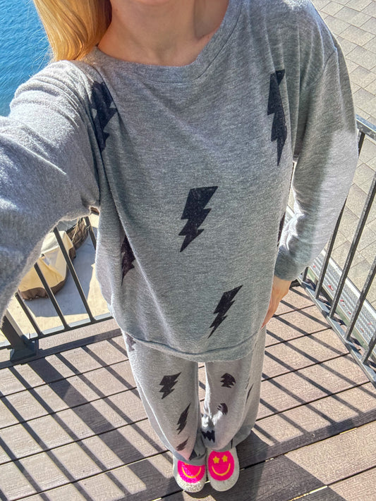 Lightning Bolt PJ Set