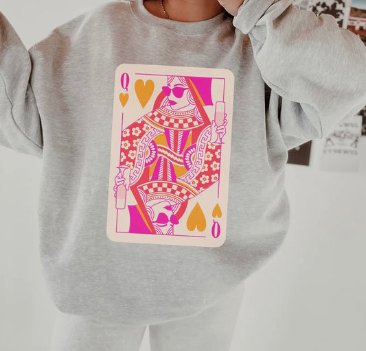 Queen Of Hearts Crewneck