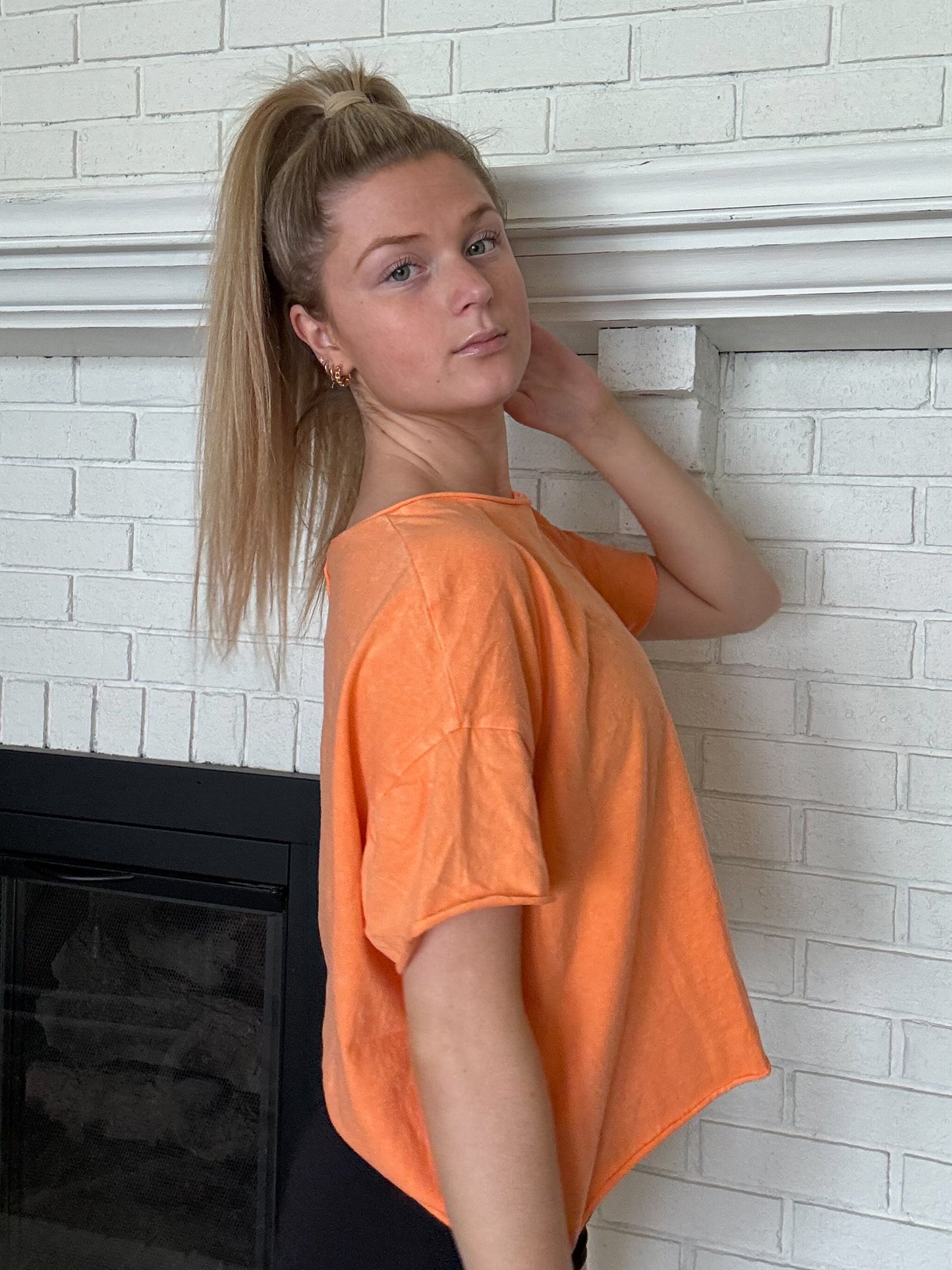 Everyday Cropped Tee Sunshine